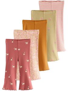 Узкие леггинсы Next, Kiwi/Dark Orange/Melon