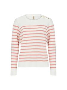 Свитер Soyaconcept DOLLIE STRIPE 783, Salmon/White