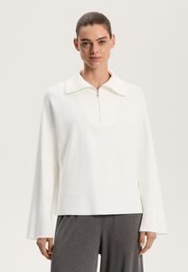 Джемпер OYSHO HALF-ZIP, White