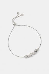 Браслет Guess, серебряный