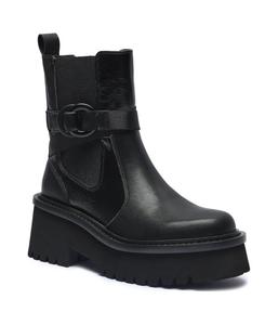 Ботильоны кожаные на платформе flair 16 Liu Jo, черный