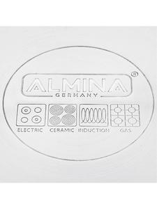 Серебряная кастрюля из нержавеющей стали с серебряной крышкой Almina