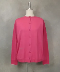 Кардиган из 100% шелка Studio Picone, цвет Pink(025)