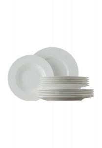 Столовый набор Нефрит, 12 предметов Rosenthal, белый