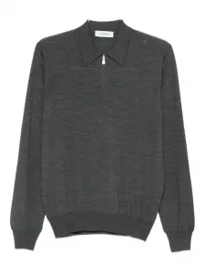 Свитер на молнии до половины Gran Sasso, серый