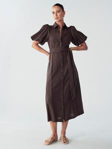 Миди платье Willa Ariane, Chocolate