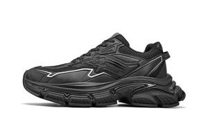 HLA Скользоустойчивые массивные кроссовки мужские низкие черные, цвет Black