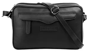 Сумка через плечо Bruno Banani, натуральная кожа, черный