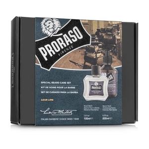Набор для ухода за бородой, 2 шт. Proraso, Duo Pack Beard Azur