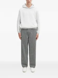 Брюки в полоску с эластичным поясом Aries, синий