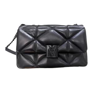 Сумка-подушка из овчины, сумка тофу, сумка через плечо, маленькая женская сумка-кроссбоди черная MCM, Set (Bag+Dust Bag)