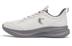 Кроссовки для бега с низкой посадкой, износостойкие, мужские, светло-серые, бесшумные, серые QIAODAN, Light Gray/Subtle Gray