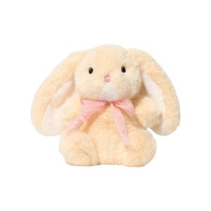 Коллекционная плюшевая кукла милый кролик высота 18,5 см ROUERXIONG, желтый