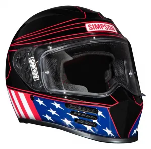 Шлем Simpson Speed Bandit Americana Simpson Helmets, мультиколор