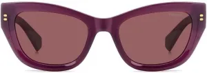 Солнцезащитные очки Polaroid PLD 6237/S/X CHERRY/VIOLET POLARIZED 52/20/140 для женщин, Cherry/ Violet Polarized