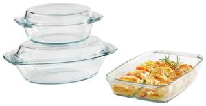 Набор стеклянных форм для выпечки из 5 предметов Homeware Profession., прозрачный