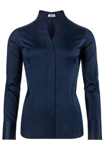 Блуза Vincenzo Boretti tailliert, темно-синий