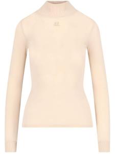 Джемпер с аппликацией-логотипом Courrèges, розовый