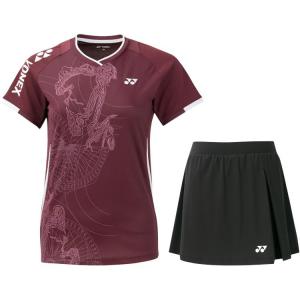 YONEX Повседневный костюм для женщин комплект одежды темно-коричневый топ+черные брюки