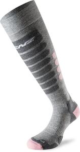 Носки Lenz skiing 3.0, Grey/Pink