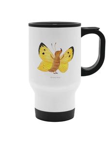 Термокружка Бабочка, дизайн Лимонная бабочка, без..., белого цвета Mr. & Mrs. Panda