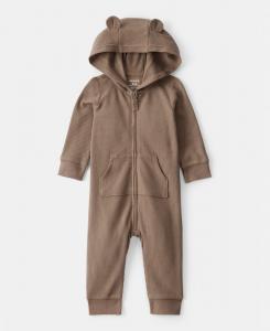 Детский термокомбинезон с длинными рукавами и изображением медведя для мальчиков Carter's, Brown