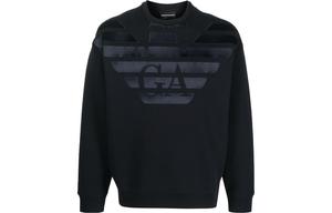 Свитшот SS23 мужской темно-синий EMPORIO ARMANI