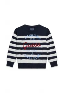 Свитер-Пуловер gestreifter Guess, Mehrfarbig Grundton Blau