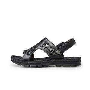 Пляжные сандалии мужские черные/коричневые/хаки/тёмно-коричневые LAORENTOU, коричневый (выберите на размер больше для широкой стопы)