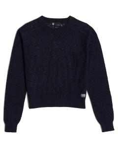 Свитер G-STAR Pointelle, черный