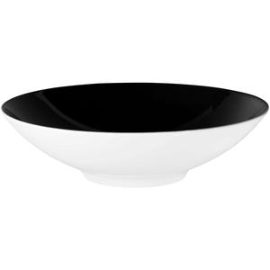 Суповая тарелка Life Fashion круглая, 20 см Seltmann Weiden, Glamorous black, weiß