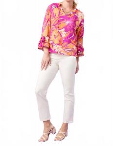 Прямые брюки до щиколотки в винтажном белом COCO + CARMEN