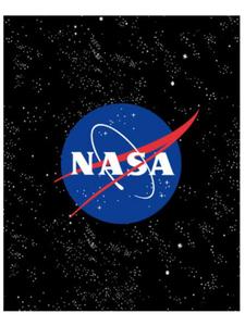 Одеяло 'Nasa' в черном цвете