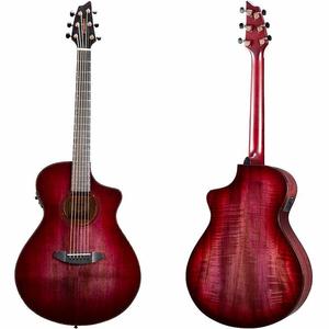 Акустическая гитара Breedlove Pursuit Exotic S Concert Pinot Burst CE All Myrtlewood Limited Edition Acoustic Guitar