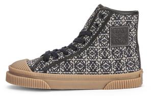 LOEWE Кроссовки Canvas Women's High top Black