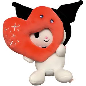 Куромы обнимашки плюшевые кулоны с сердечками Sanrio