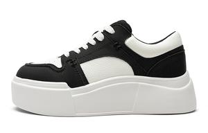 Низкие женские скейтерские кеды TOOMANYSHOES, черный/белый