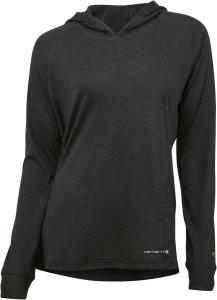 Carhartt женская толстовка Force Midweight Stretch Base Layer, Black Heather