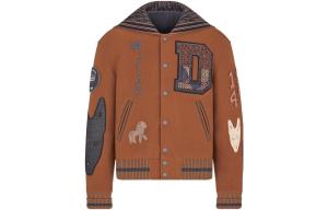 Travis Scott Quarterly Новые продукты Куртка мужская Кофейно-коричневый Dior, коричневый