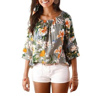 Женский топ с принтом на бретелях Lascana, Khaki Multicolor