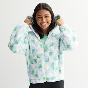 Детская худи-куртка из искусственного меха Tek Gear, Cream Quilt