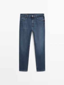 Джинсы зауженного кроя Massimo Dutti, dark blue