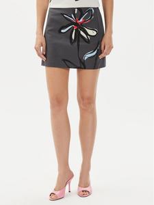 Мини-юбка regular fit Caramelo 24WWFWX2 Desigual, серый