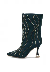 Ботильоны на высоком каблуке Alma En Pena, Navy Blue