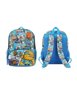 16" Детский рюкзак для школы и путешествий Dog Man, синий