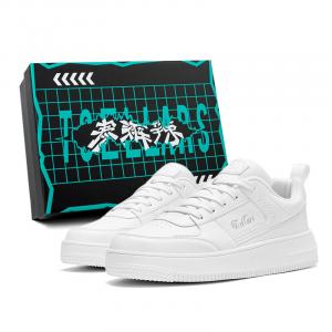 Кроссовки TCELLARS Skateboarding Shoes Unisex Low-top, серебряный