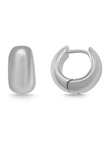 Adeliás Женские серьги - серьги-кольца на шарнирах из серебра 925 пробы