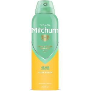 Женский дезодорант-антиперспирант Mitchum Triple Odor Defense 48HR Protection Aerosol Pure Fresh 200ml