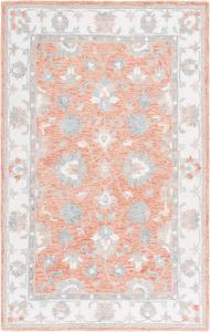 Ковер SAFAVIEH, 244 x 305 см, - коллекция Heritage - большой - Rust & Ivory, ручной работы из шерсти, идеально для гостиной, спальни, столовой (HG125P)