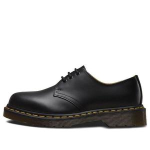 Тапочки 1461 smooth leather oxford 'black' Dr. Martens, черный
